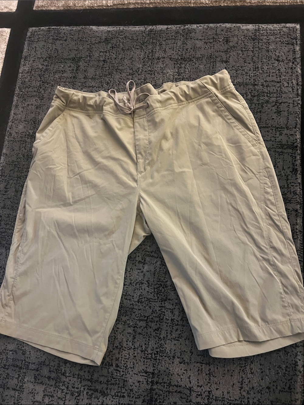 Columbia Women’s Light Khaki Athletic Drawstring Shorts